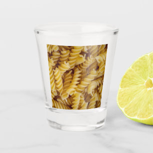 Pasta Fusilli Noodles Schnapsglas
