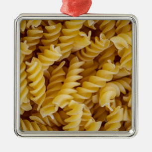 Pasta Fusilli Nudeln Ornament Aus Metall