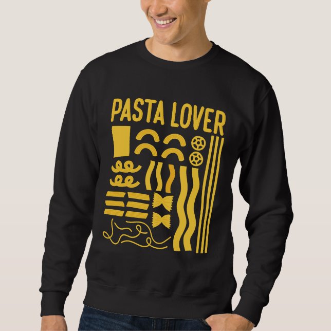 Pasta Italienische Carbonara-Pasta Sweatshirt (Vorderseite)