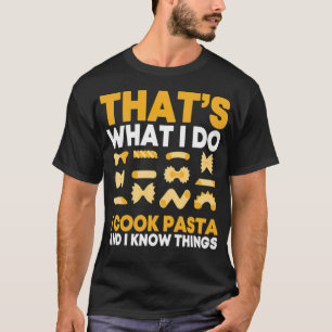 Pasta Koch Tierraum Koch (männlich) lustige Teddie T-Shirt