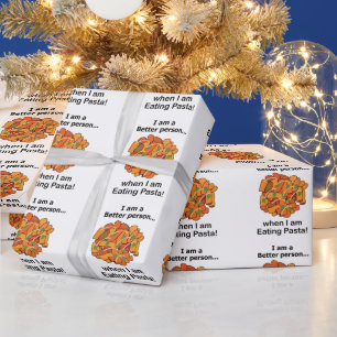 Pasta Macht Mich Besser Lustiger Pasta-Liebhaber  Geschenkpapier