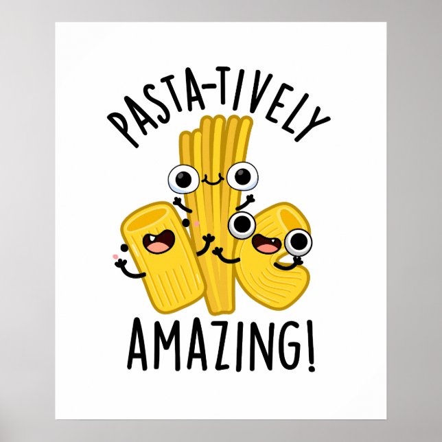 Pasta-Phantastische Pasta Pun Poster (Vorne)