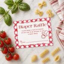 Pasta & Schnuller Handgezeichnete italienische Win