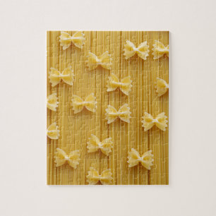 Pasta Spaghetti Noodi Abstrakt Puzzle