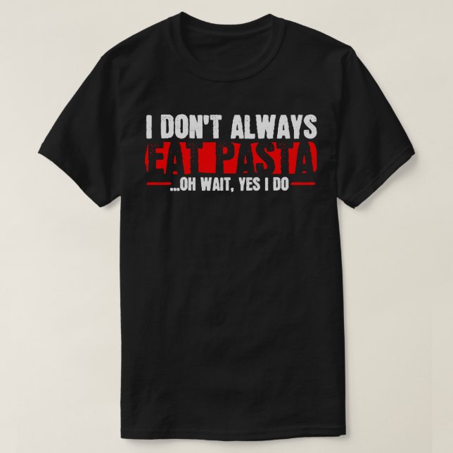 Pasta T-Shirt (Design vorne)
