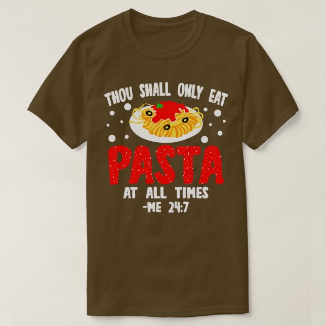 Pasta Thou soll T-Shirt (Design vorne)