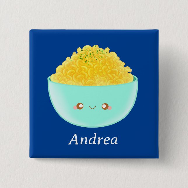 Pasta und Käse Button (Vorderseite)