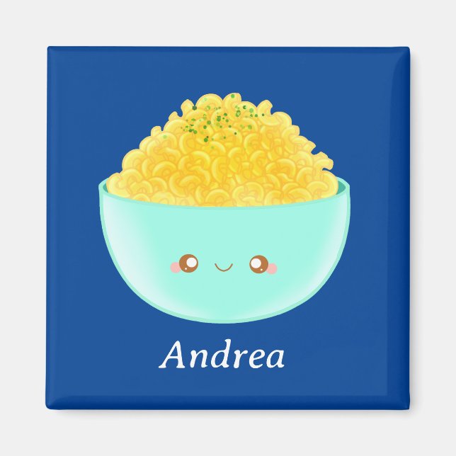 Pasta und Käse Magnet (Vorne)