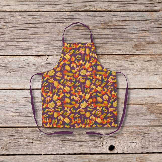 Pasta und lila Gemüse Schürze (Von Creator hochgeladen)