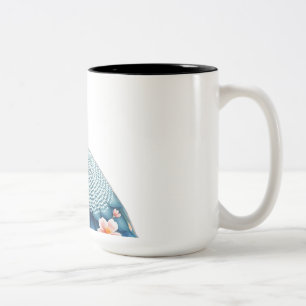 Pasta Watercolor Peacock Art Zweifarbige Tasse