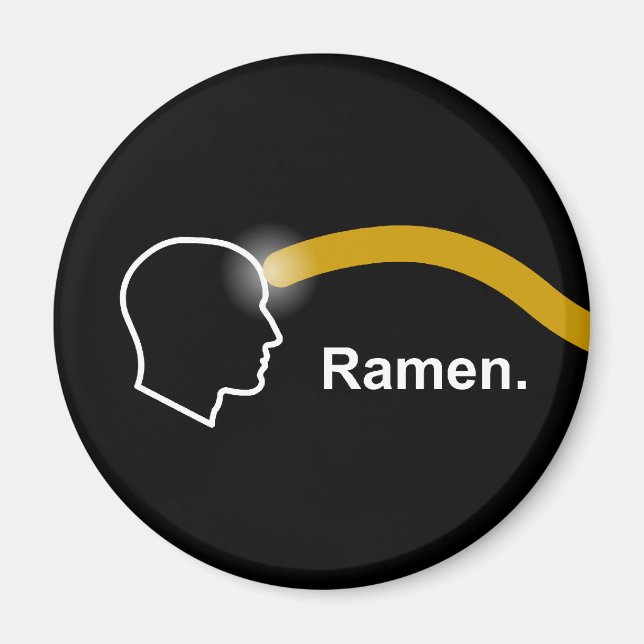 Pastafarismus - Ramen Kühlschrankmagnet Magnet (Vorne)