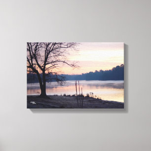 Pastagereischer Seesunaufgang Gestrickte Canvas Pr Leinwanddruck