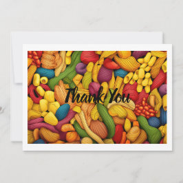 Pastagerichte Dankeskarte