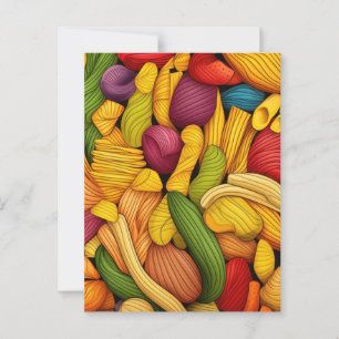Pastagerichte Postkarte