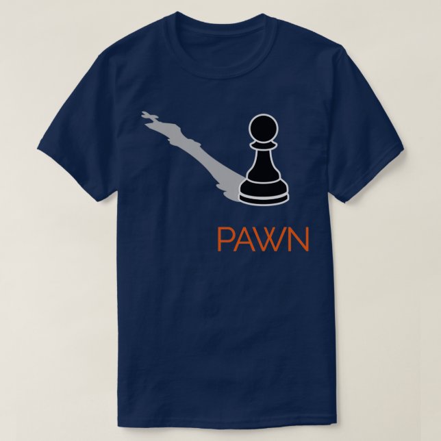 Paste, die einen König im Schach ausgießen T-Shirt (Design vorne)