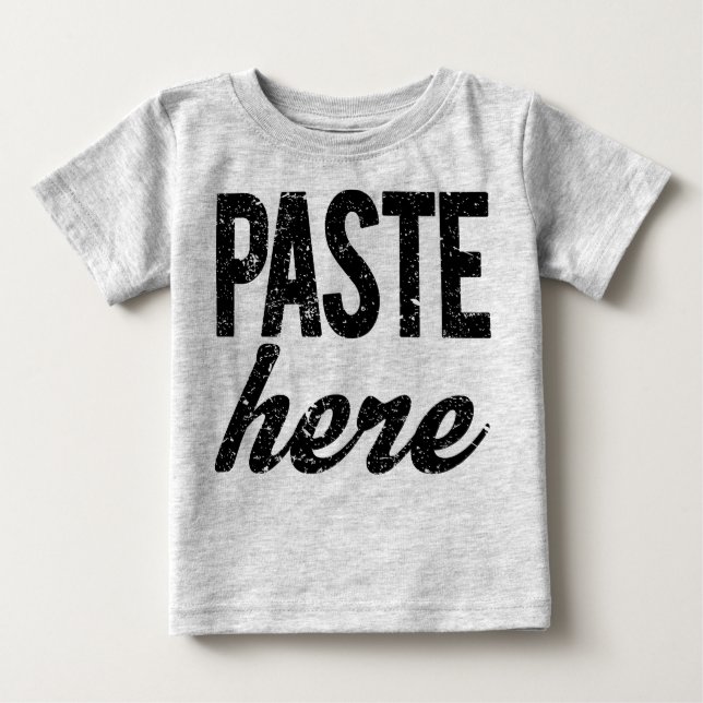 PASTE für Kopplungs-Twins Baby T-shirt (Vorderseite)
