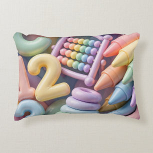 Pastel-ABC-Lern-Flash - Aufgeblasenes 3D-Bildungsm Dekokissen