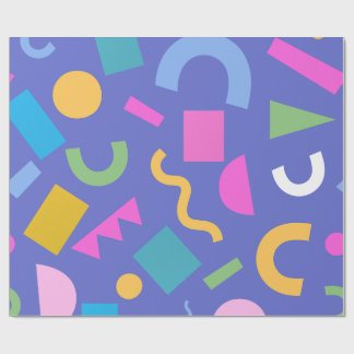 Pastel Abstract Shapes Pattern Design Geschenkpapier