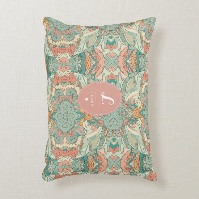 Pastel Abstrakt Accent Pillow Dekokissen (Vorderseite(Vertikal))