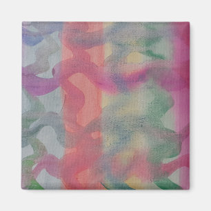 Pastel Abstrakt Art Magnet