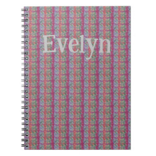 Pastel Abstrakt Art Spiral Notebook Notizblock