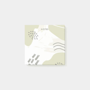 Pastel Abstrakt Brush Stroke Post-it Klebezettel