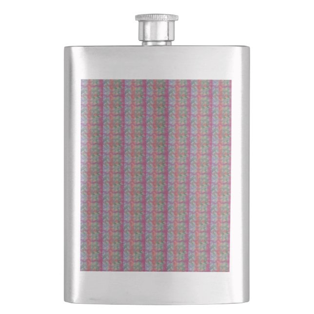 Pastel Abstrakt Classic Flachmann (Vorderseite)