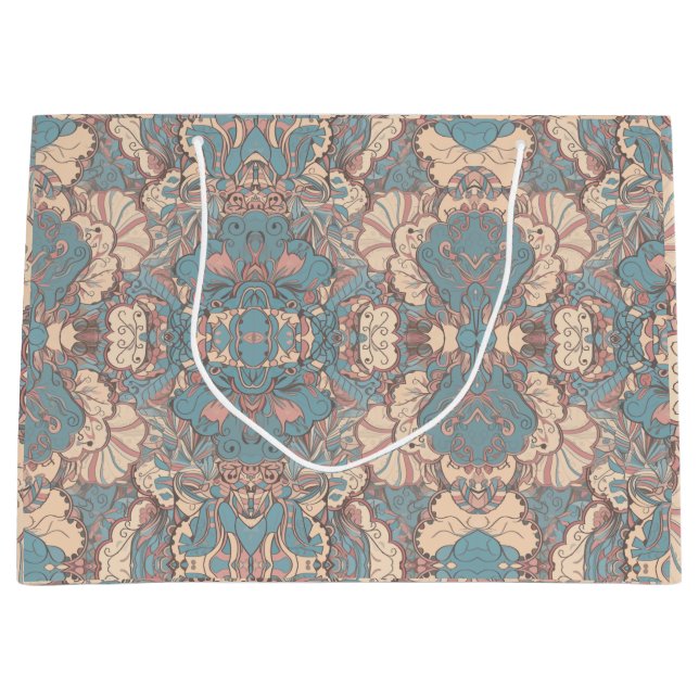 Pastel Abstrakt Große Geschenktüte (Vorderseite)