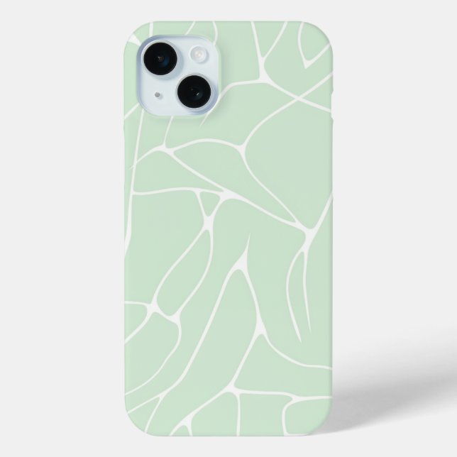 Pastel Abstrakt Minimalistisch Minze Grün Case-Mate iPhone Hülle (Rückseite)