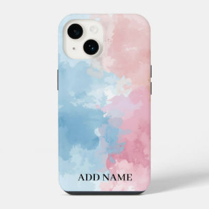 Pastel Abstrakt Phone Case - Personalisiert Waterc iPhone 14 Hülle