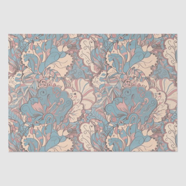 Pastel Abstrakt Seidenpapier (Vorderseite)