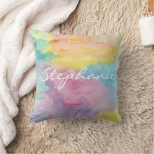 Pastel Abstrakt Watercolor Personalisierte Gefärbt