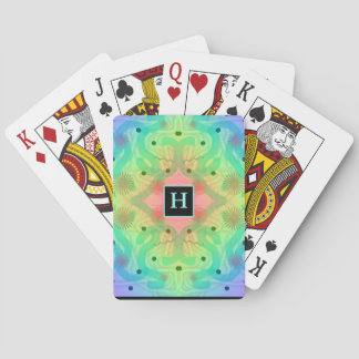 Pastel Abstraktes Muster Klassische Playing Cards Spielkarten