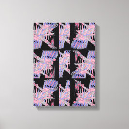 Pastel Abyss Soft Geometric Abstract Art Leinwanddruck