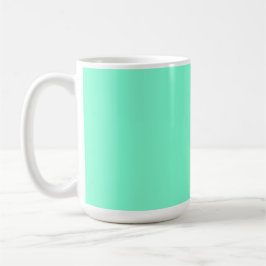 Pastel Aqua Solid Color | Classic | elegant Kaffeetasse