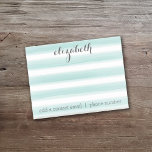 Pastel Aquamarin und Gray Stationery Suite für Fra Post-it Klebezettel<br><div class="desc">Ein wunderschönes und feminines Design,  das perfekt für jedes mädchenhafte Mädchen oder sogar eine Braut ist. Wenn Sie Artikel verschieben möchten,  klicken Sie auf den Designbereich,  um Änderungen vorzunehmen.</div>