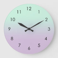 Pastel ästhetische Minze und Lilac Gradient Ombre