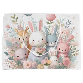 Pastel Baby Animals Baby Dusche New Baby Geschenkt Große Geschenktüte