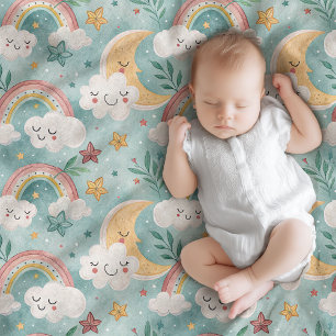 Pastel Baby Blanket Gemütliches Geschenk mit Sky M Fleecedecke