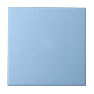 Pastel Baby Blue Solid Color Fliese