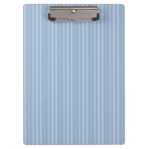 Pastel Baby Blue Vertical Stripes Klemmbrett