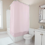 Pastel Baby Light Pink Solid Color Minimalistisch Duschvorhang<br><div class="desc">Schöne helle Feder pastellfarben pink. Minimalistische,  moderne,  schicke und schicke pastellfarbene Ästhetik in zarter rosa Vollfarbe. Rosa Wohngestaltung,  pastellrosa ästhetische Dekoration,  pastellrosa Küche,  pastellrosa Farbe. Der Duschvorhang ist pastellrosa.</div>
