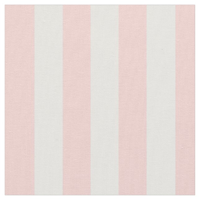 Pastel Baby Pink White Strip Stoff (Nahaufnahme)