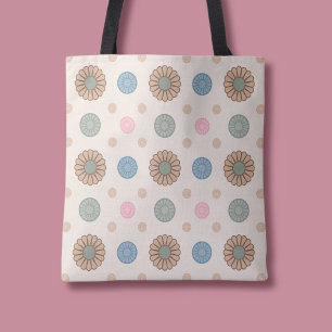 Pastel Babylonian Inspiriertes Blumenmuster