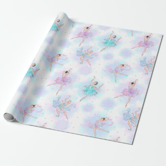 Pastel Ballet Dancers Geschenkpapier