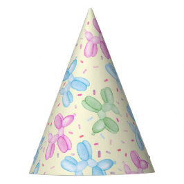 Pastel Balloon Animal Birthday Party Hat Partyhütchen