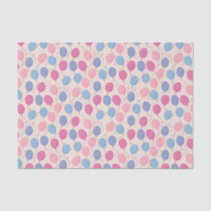 Pastel Balloons Whimsisches Muster Seidenpapier