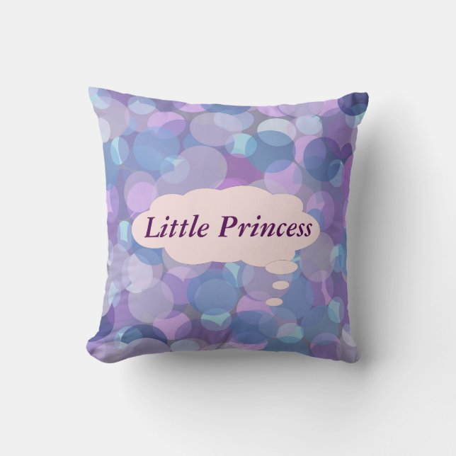 Pastel Balls Personalisierter Kissen (Vorderseite)