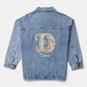 Pastel Baroque Initial 'D' Denim Jacket Jeansjacke