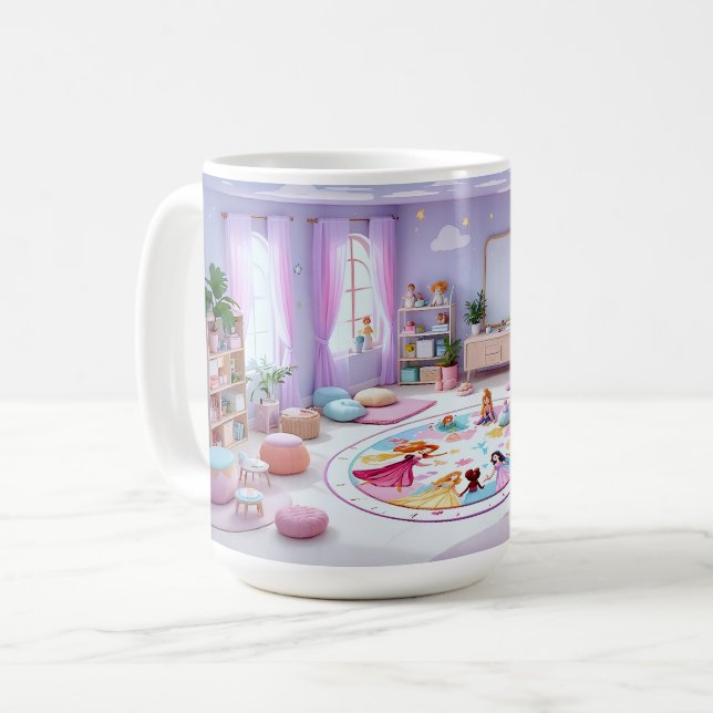 Pastel Baroque Kaffeetasse (Vorderseite Links)